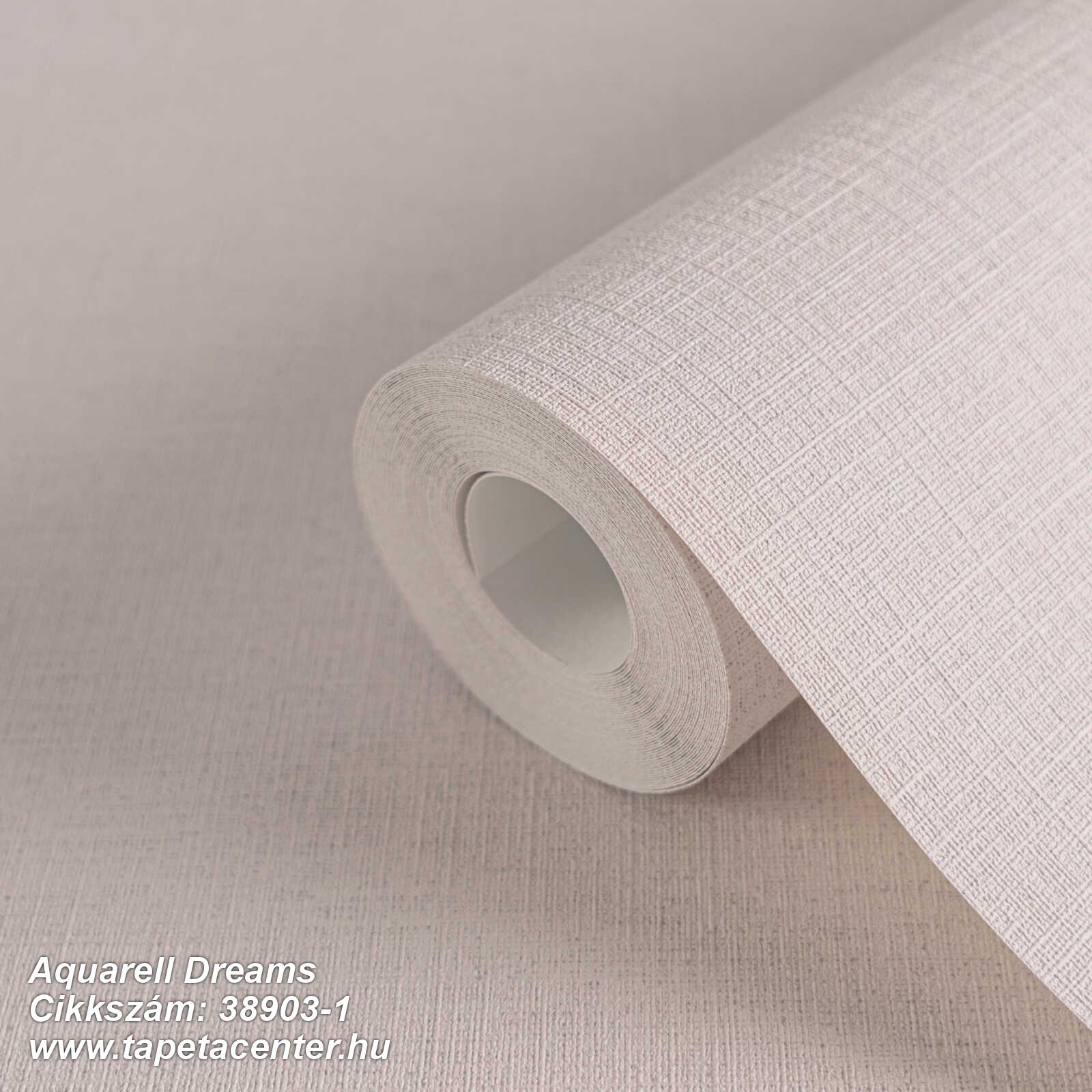 Egyszínű,textil hatású,bézs-drapp,szürke,illesztés mentes,súrolható,vlies tapéta 